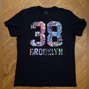 Multicolor Graphic Short Sleeve Tee - Black
